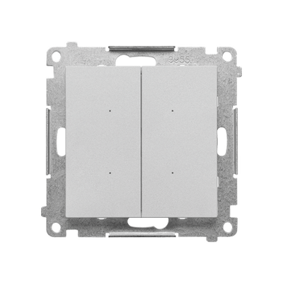 Sterownik oświetleniowy podwójny SWITCH D WiFi Aluminium mat Simon 55 GO - TEW2W.01/143