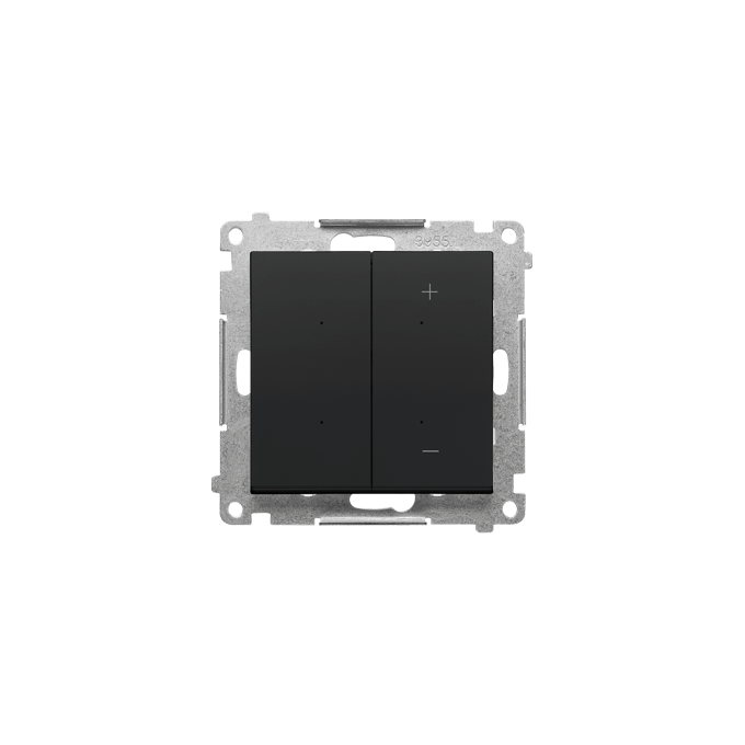Sterownik ściemniający do taśm LED RGBW DIMMER W WiFi Czarny mat Simon 55 GO - TESRGB1W.01/149