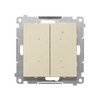 Sterownik ściemniający do taśm LED RGBW DIMMER W WiFi Szampański mat Simon 55 GO - TESRGB1W.01/144