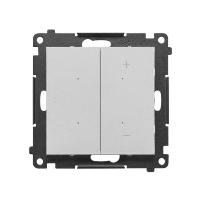 Sterownik ściemniający do żarówek LED DIMMER WiFi Aluminium mat Simon 55 GO - TESL1W.01/143