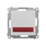 Sygnalizator świetlny LED - światło czerwone Aluminium mat Simon 55 - TESS2.01/143