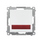 Sygnalizator świetlny LED - światło czerwone Biały mat Simon 55 - TESS2.01/111