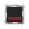 Sygnalizator świetlny LED - światło czerwone Czarny mat Simon 55 - TESS2.01/149