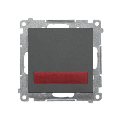 Sygnalizator świetlny LED – światło czerwone Grafitowy mat Simon 55 - TESS2.01/116