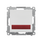 Sygnalizator świetlny LED - światło czerwone Jasnoszary mat Simon 55 - TESS2.01/114
