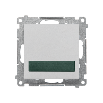 Sygnalizator świetlny LED – światło zielone Aluminium mat Simon 55 - TESS3.01/143