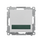 Sygnalizator świetlny LED - światło zielone Aluminium mat Simon 55 - TESS3.01/143
