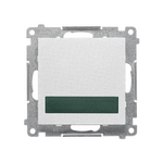 Sygnalizator świetlny LED – światło zielone Biały mat Simon 55 - TESS3.01/111