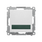 Sygnalizator świetlny LED - światło zielone Biały mat Simon 55 - TESS3.01/111