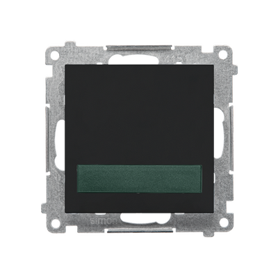 Sygnalizator świetlny LED – światło zielone Czarny mat Simon 55 - TESS3.01/149