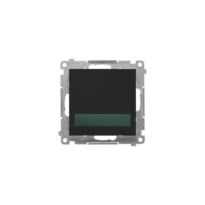 Sygnalizator świetlny LED – światło zielone Czarny mat Simon 55 - TESS3.01/149