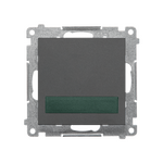 Sygnalizator świetlny LED – światło zielone Grafitowy mat Simon 55 - TESS3.01/116