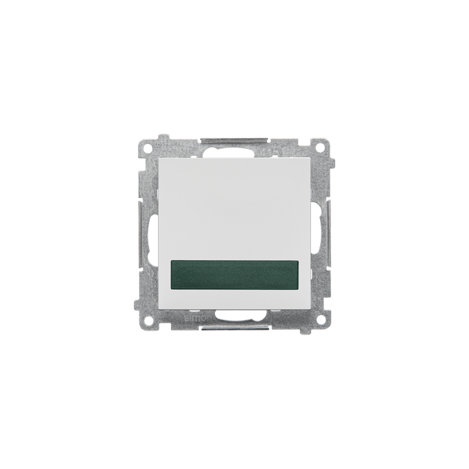 Sygnalizator świetlny LED – światło zielone Jasnoszary mat Simon 55 - TESS3.01/114