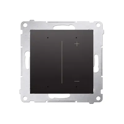 Antracytowy sterownik ściemniający do taśm LED RGBW z Wi-Fi, seria Simon 54 GO, model DESRGB1W.01/48.