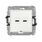 Ładowarka USB C podwójna 5V Quick Charge 3,1A Biały połysk Karlik Mini - MCUSBBO-7