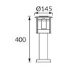 Lampa solarna ESTERA LED 40 0,12W CW 3lm 6500K b.zimna IP-44 Chrom Ideus Strühm - 03552