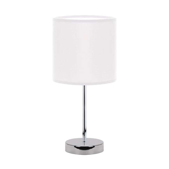 Lampa stołowa AGNES E14 WHITE Biały/Chrom Ideus Strühm - 03146