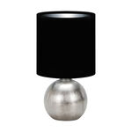 Lampa stołowa PERLO E14 SILVER/BLACK Srebrny/Czarny Ideus Strühm - 03290