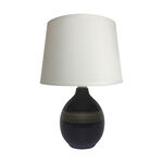 Lampa stołowa ROMA E14 BLACK Czarny/Beżowy Ideus Strühm - 03206