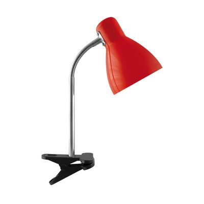 Lampka biurkowa KATI E27 RED CLIP Czerwony Ideus Strühm - 02862