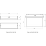 Oprawa ewakuacyjno-awaryjna ORION LED II 100 SA 3h AT 4W Czarny Intelight - 89775