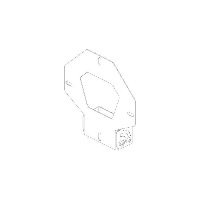 Zestaw do montażu kątowego 0-90 (Starlet Quad/Round) Biały Intelight - 92800