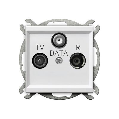 Gniazdo antenowe RTV-DATA Biały mat - GPA-RD/m/75 Sonata