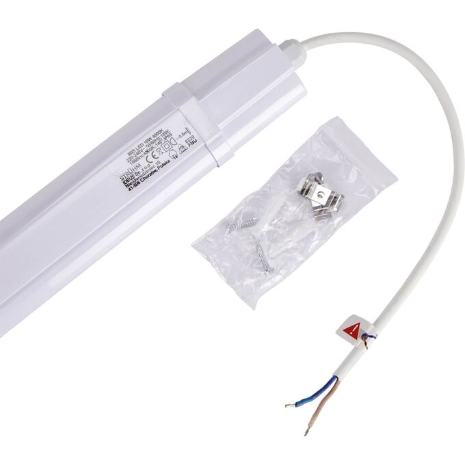 Oprawa pyłoszczelna IBIS LED 18W NW 1560lm 4100K b.neutralna IP-65 Biały Ideus Strühm - 03789