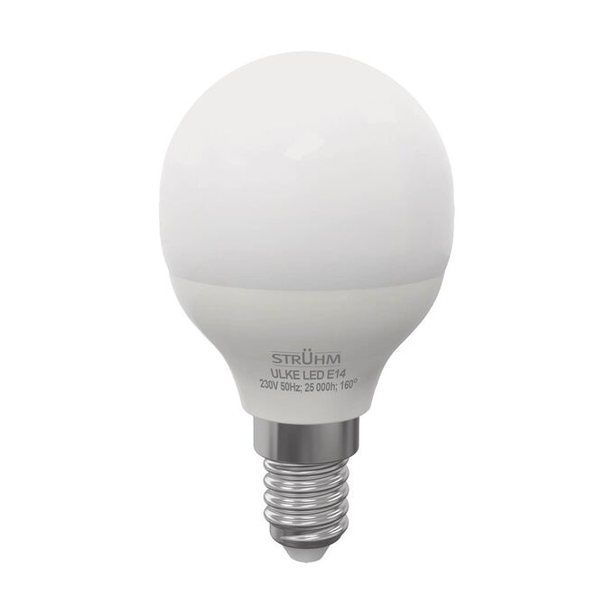 Żarówka ULKE LED E14 8W NW 4100K b.neutralna Biały Ideus Strühm - 03854
