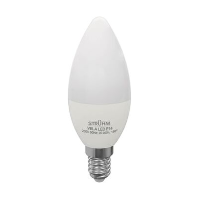 Żarówka VELA LED E14 4W NW 4000K b.neutralna Biały Ideus Strühm - 03661
