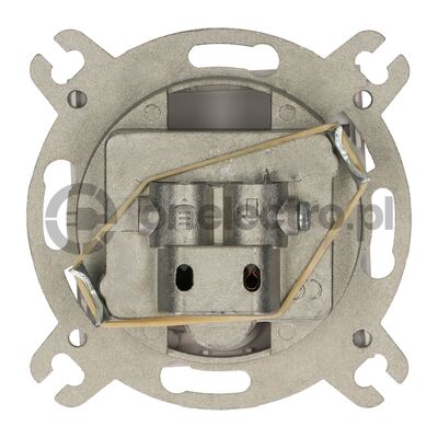 Gniazdo antenowe RTV-SAT końcowe Taupe Karlik MINI - 60MGS