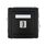 Gniazdo USB-A A 2.0 pojedyncze Czarny mat Karlik Deco - 12DGUSB-1