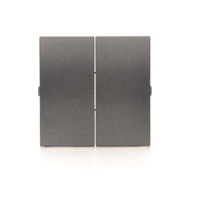 Antracytowe klawisze do mechanizmów Simon 54: SW6/2XLM, SW7/2XM, SW6P1M. Produkt marki Kontakt-Simon.