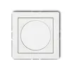 Ściemniacz przyciskowo-obrotowy do lamp LED Biały połysk Karlik DECO - DRO-2