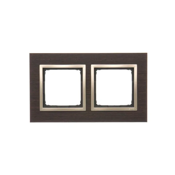 Ramka podwójna Złote wenge Simon 54 Nature - DRN2/85