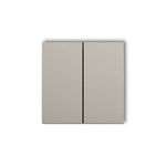 Klawisze podwójne do łączników DECO, FLEXI, MINI (kpl.) Taupe Karlik - 60DKL-2