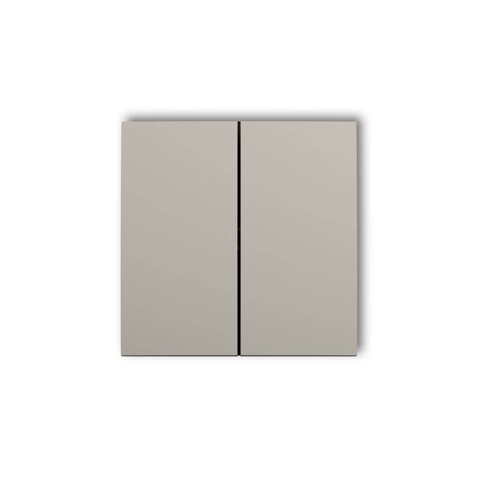 Klawisze podwójne do łączników DECO, FLEXI, MINI (kpl.) Taupe Karlik - 60DKL-2