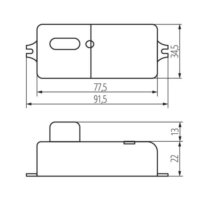 Czujnik ruchu MW MAH PRO SENSOR Kanlux - 38144