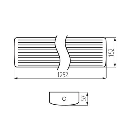 Oprawa liniowa LED MEBA 4LED 120 IP54 PC T8/G13 IP-54 Kanlux - 33895