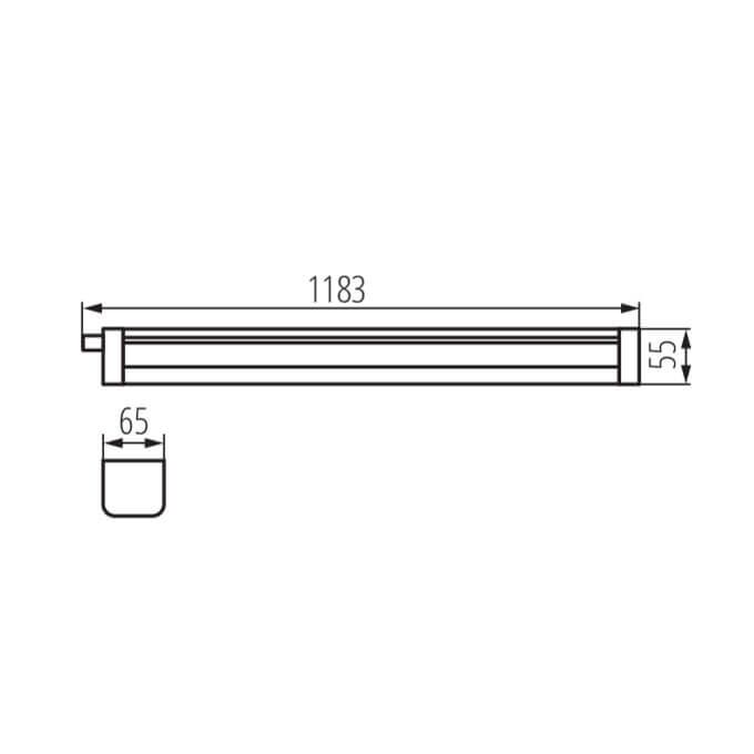 Oprawa liniowa LED TP STRONG ECO 46W-NW 6000lm 4000K b.neutralna IP-65  Kanlux - 33173