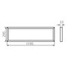 Panel LED podtynkowy BAREV 2X36W3600 120NW 3600lm 4000K b.neutralna 230V Kanlux Miledo - 31129