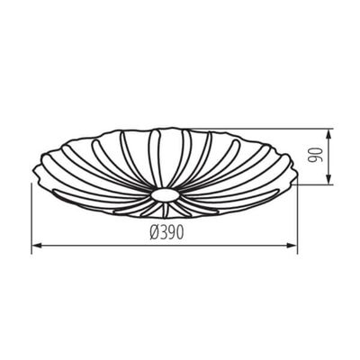 Plafoniera LED BONSA LED 17,5W NW 4000K b.neutralna Biały Kanlux - 37322