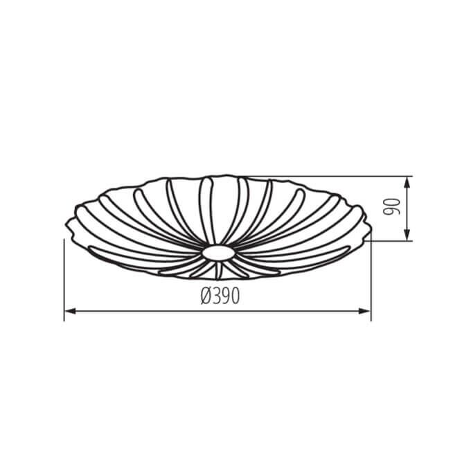 Plafoniera LED BONSA LED 17,5W NW 4000K b.neutralna Biały Kanlux - 37322