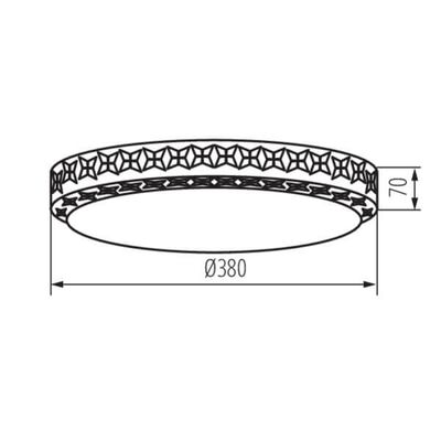 Plafoniera LED LUMKO LED 17,5W NW 4000K b.neutralna Biały Kanlux - 37320