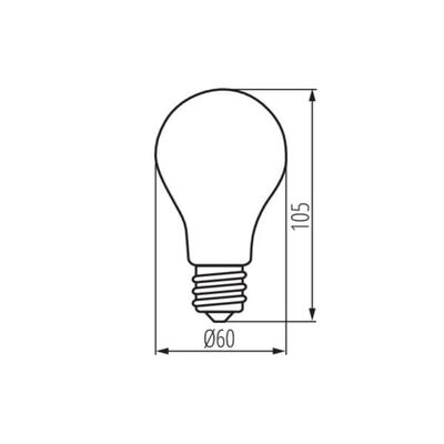 Żarówka LED XLED A60 4,5W-NW E27 470lm 4000K b.neutralna 230V Kanlux - 33099