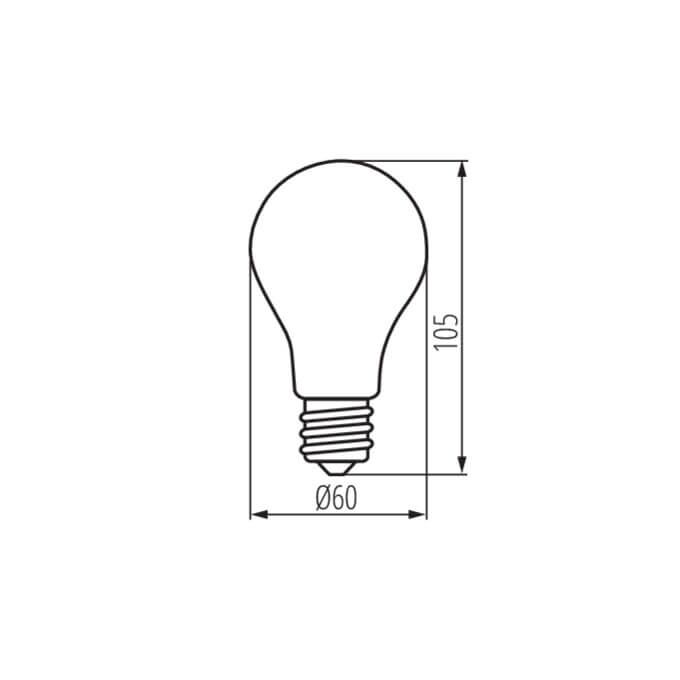 Żarówka LED XLED A60 4,5W-NW E27 470lm 4000K b.neutralna 230V Kanlux - 33099