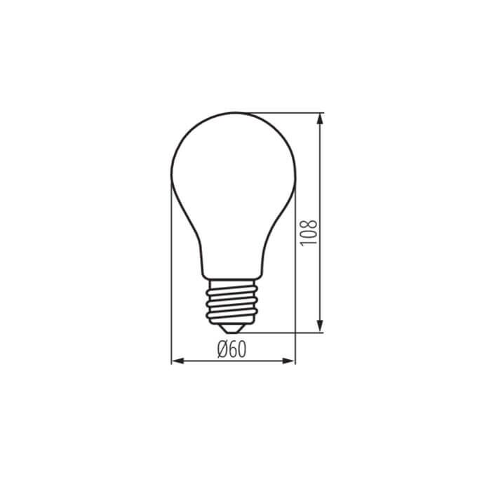 Żarówka LED XLEDIM A60 E27 11W-WW 1521lm 2700K b.ciepła 230V Kanlux - 37240