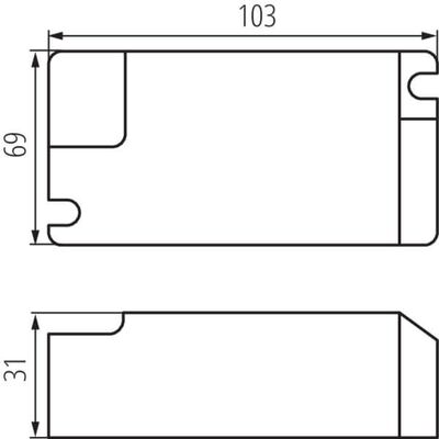 Zasilacz LED BLINGO DRV42W DALI BK Kanlux - 37267