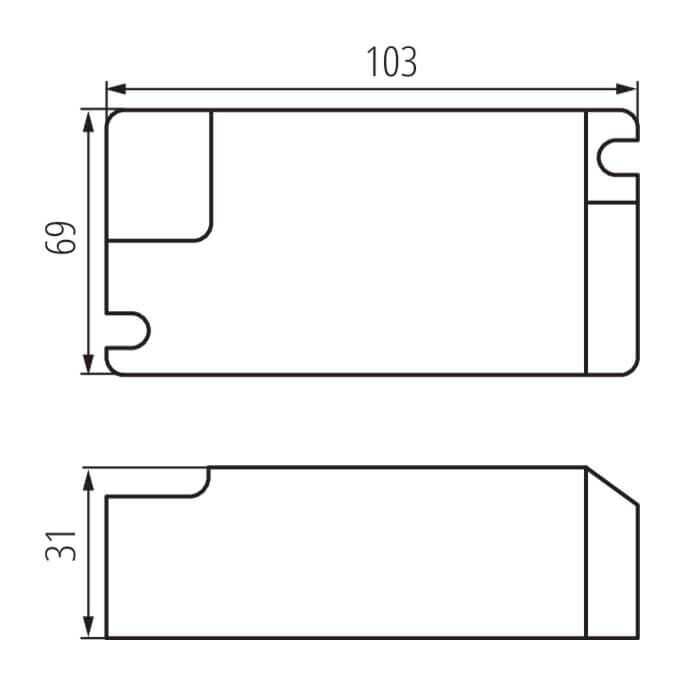 Zasilacz LED BLINGO DRV42W DALI BK Kanlux - 37267