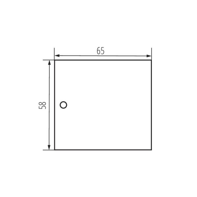 Element systemu szynowego TEAR N RC-PCON B Czarny Kanlux - 35791